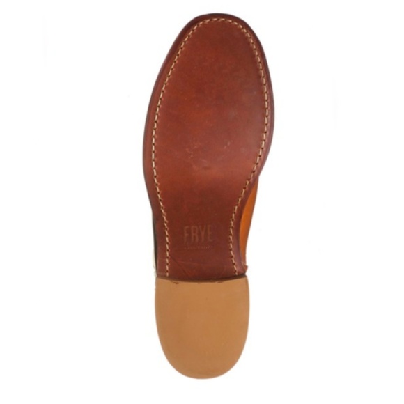 Frye Campus Men's Cognac Leather Boots - Picture 5 of 6